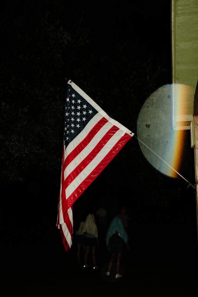 Rainy 4th of July Flag