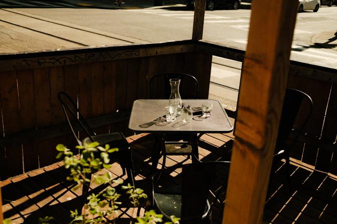 Patio seating