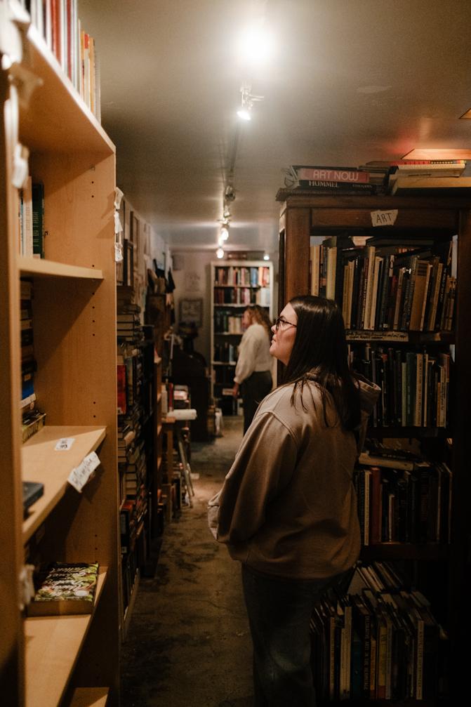 Syd in the Underground Book Gallery