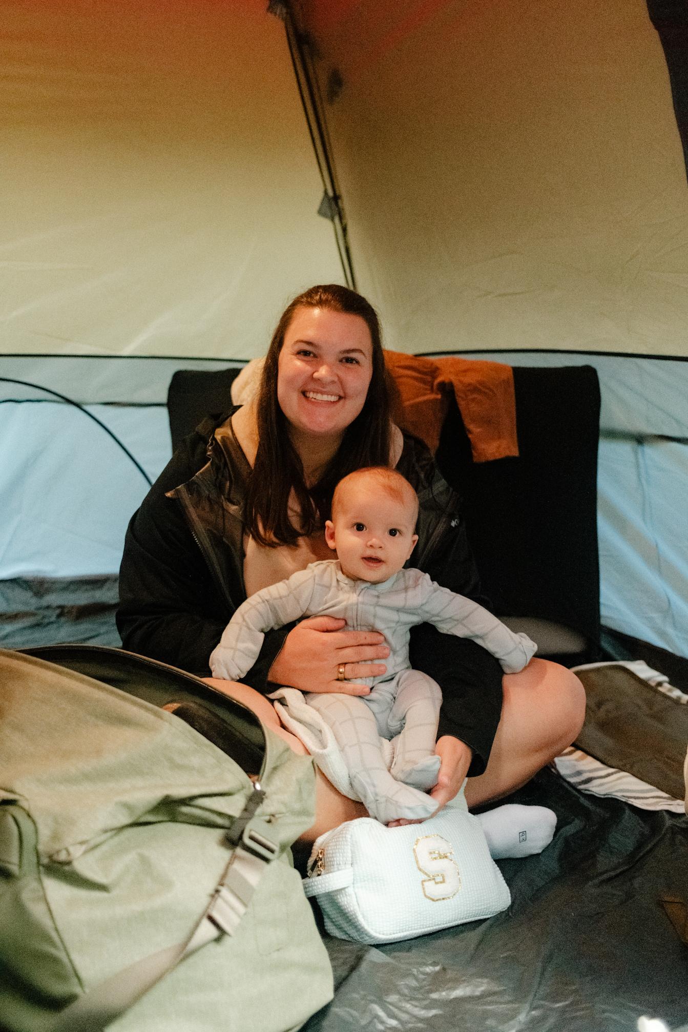 Syd & Sawyer camping