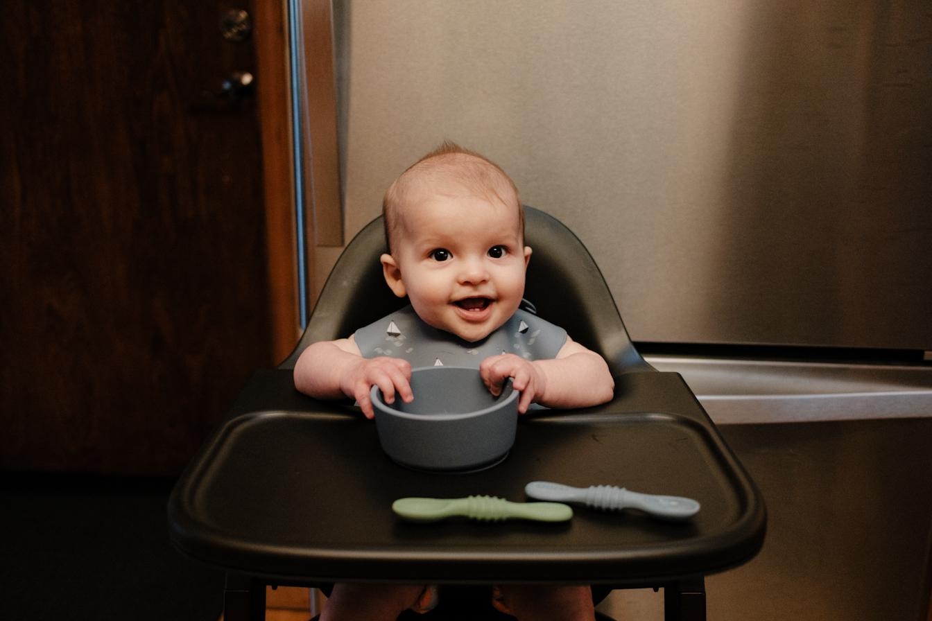 Sawyer's first meal #1