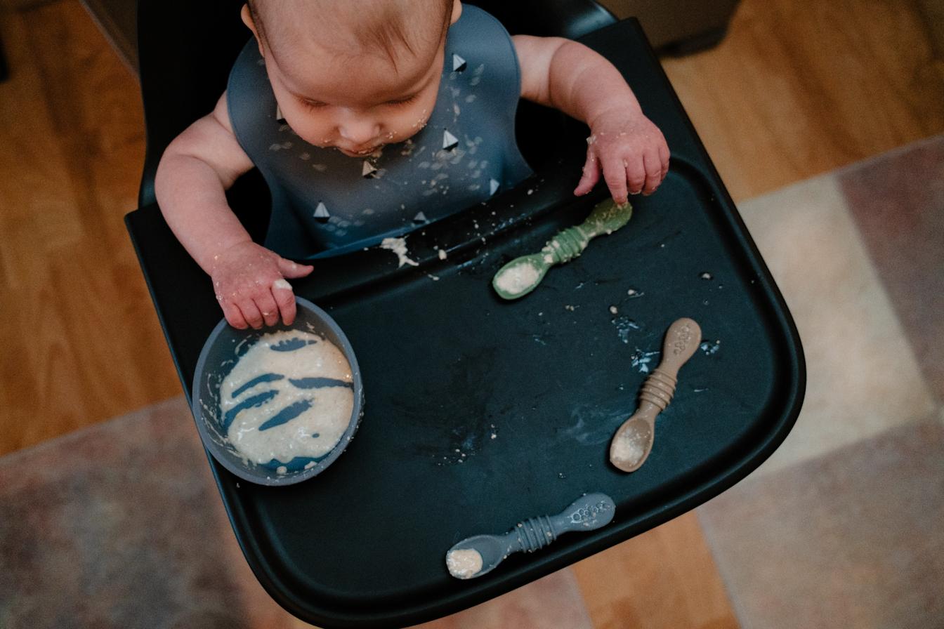 Sawyer's first meal #3