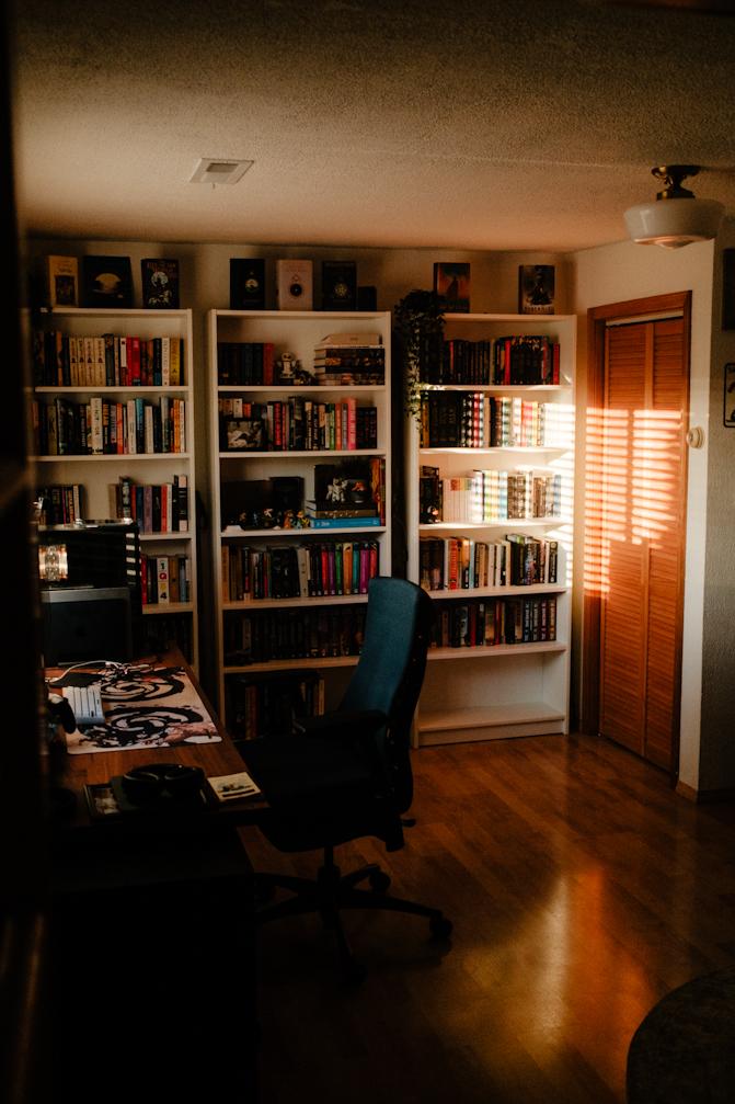 Morning light in the office