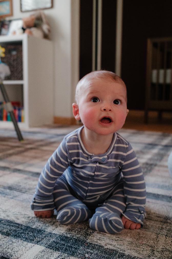 Sawyer sitting