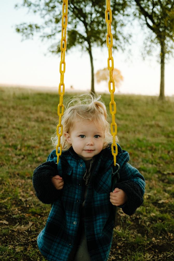 Raylee swinging