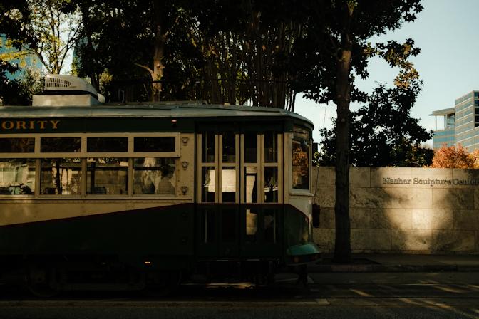 Street train in downtown Dallas