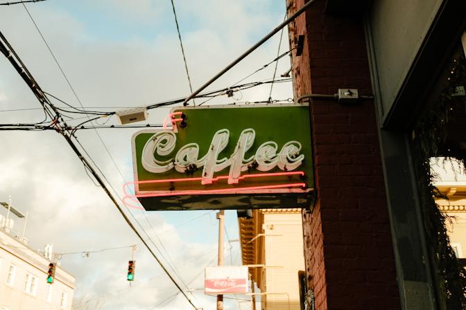 Coffee sign