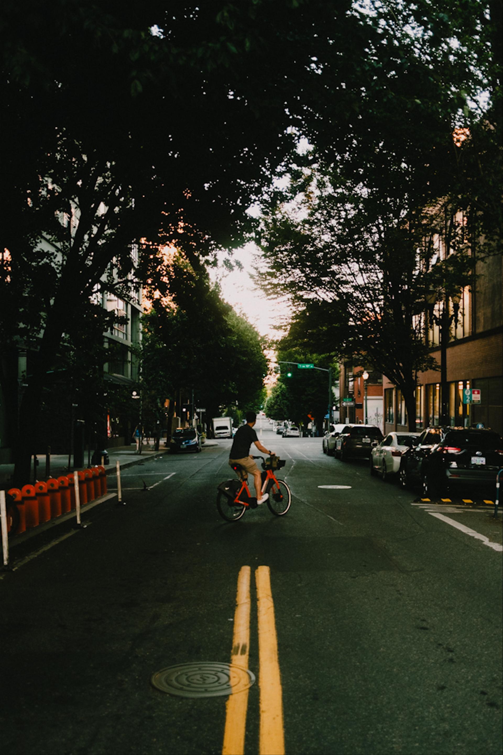 Portland biker