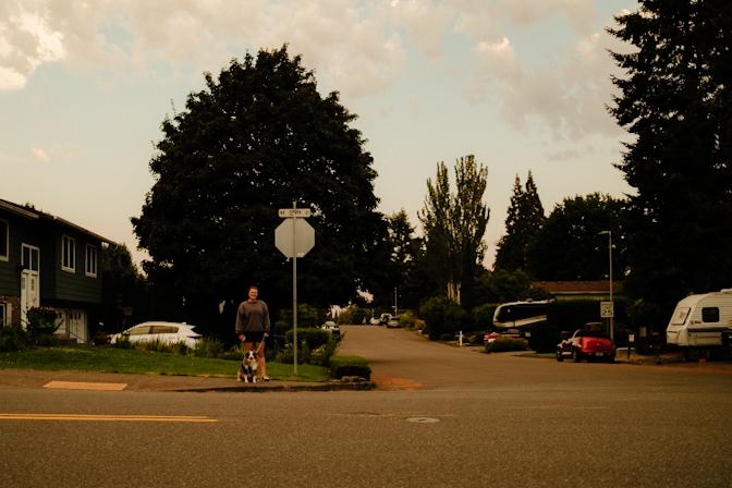 Syd & Luka walk