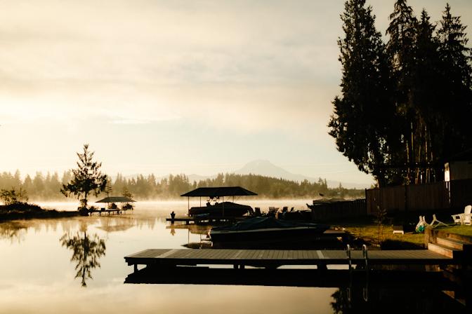 Mt. Rainier from Lake Tapps