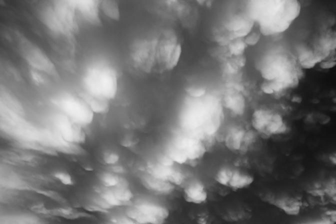 Post thunderstorm skies