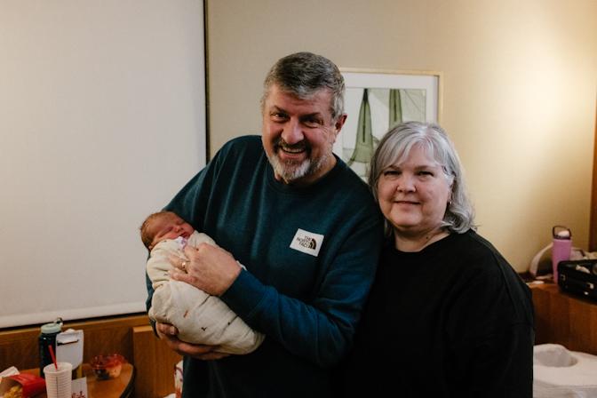 Grandma & Grandpa & Sawyer