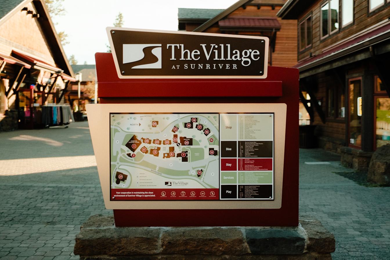 Village sign