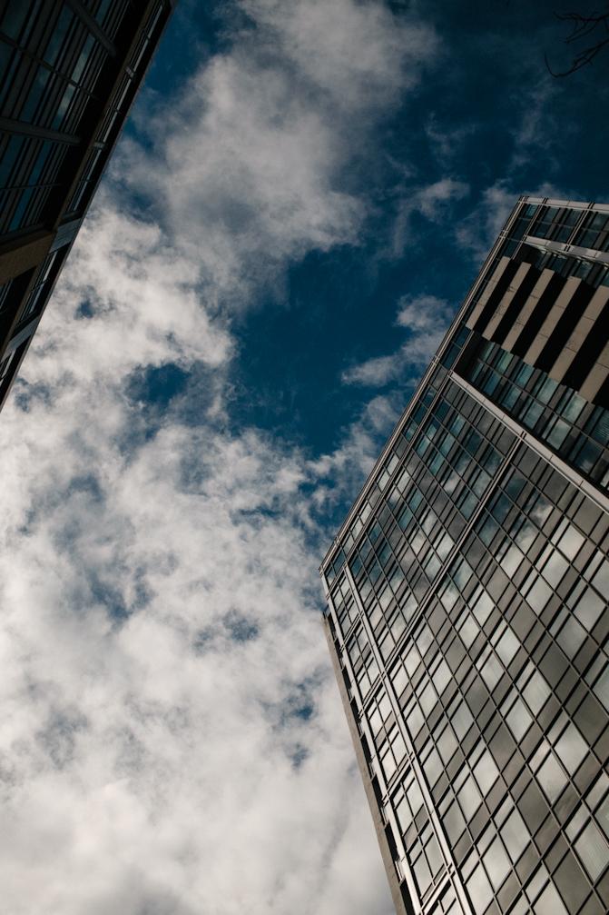 Cloudy skies & buildings
