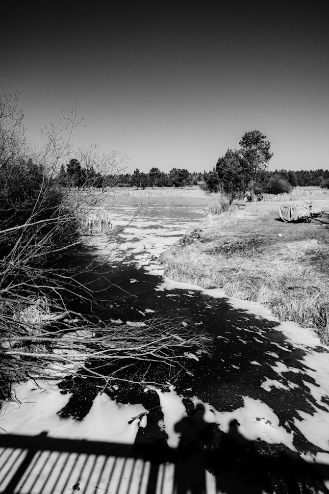 Frozen stream